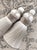 Silver Key Tassels With Cut Ruche - a Pair For Sale - Image 4 of 12