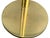 Mid 20th Century Attributed Leon Rosen Pace Solid Brass Glass Side Table For Sale - Image 9 of 15