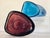 Blue Vintage Pressed Glass Fish Bottles- A Pair For Sale - Image 8 of 9