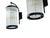 Iron and Glass Strip Wall Lamps, 20th Century, Set of 2 For Sale - Image 4 of 10