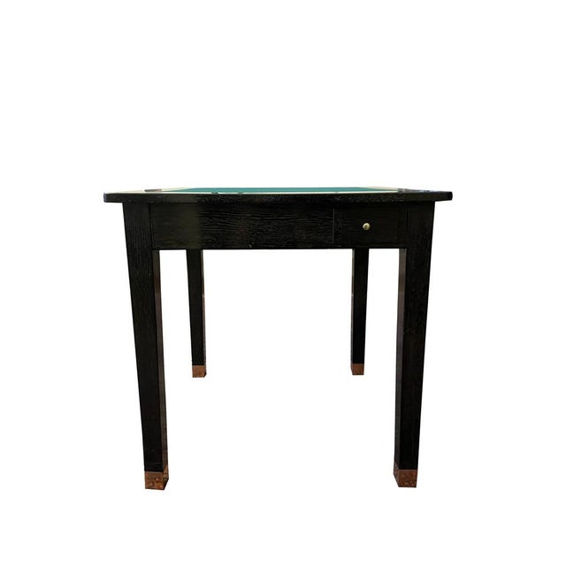 Wood Art Nouveau Game Table with Reversible Table Top, Vienna, 1910s For Sale - Image 7 of 8