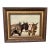 Vintage Original Framed Painting of Three Donkeys For Sale