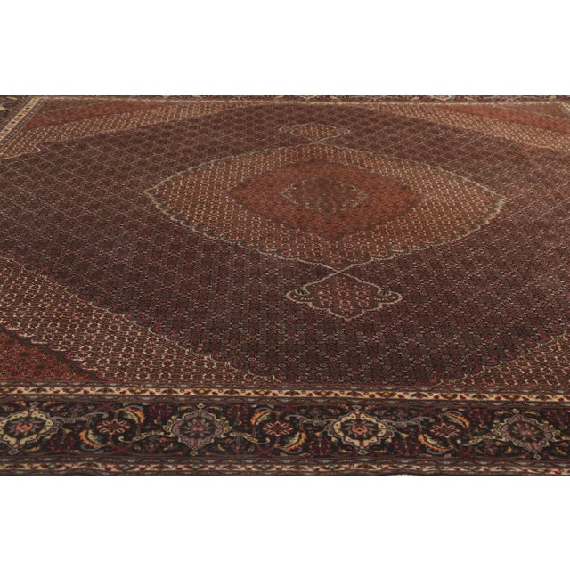 Vintage Persian Mahi Tabriz Rug - 9'10 X 12'09 For Sale - Image 4 of 9