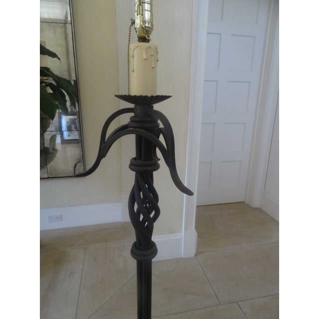 Late 20th Century Paul Ferrante Style Hand Wrote Floor Lamps - a Pair For Sale In Los Angeles - Image 6 of 9