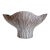 Organic Textured Ceramic Vase With Striped Detail For Sale