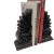 1990s Black Wood Scroll Fleur Bookends- 9a Pair For Sale - Image 9 of 11