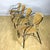 Garden Chairs in Wrought Iron and Woven Wicker, 1970s, Set of 4 For Sale - Image 11 of 18