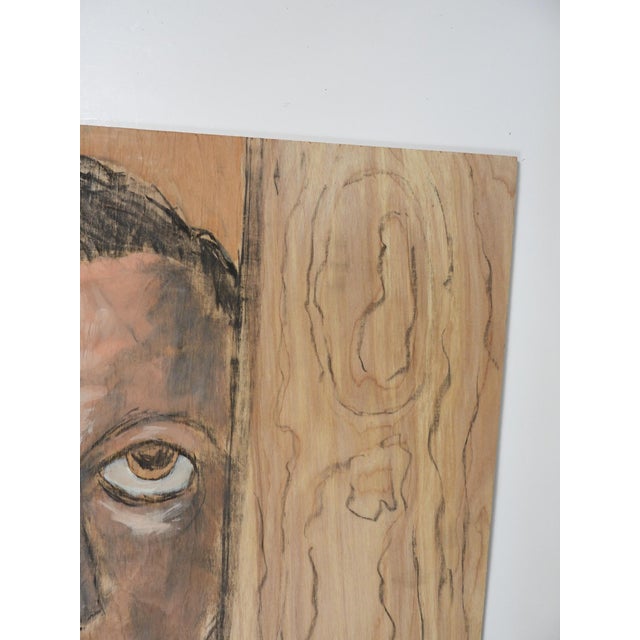 Late 20th Century Expressionist Portrait Painting For Sale - Image 4 of 7