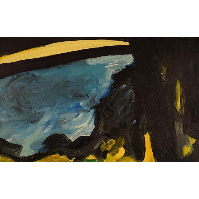 Michel Chapuis, Landscape, 1988, Oil on Canvas For Sale - Image 4 of 8