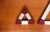 Vintage Danish Triangular Trivet Coasters by Jorgen Meldgaard for Menu, 1980s, Set of 3 For Sale - Image 10 of 12