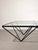 Geometric Glass and Black Metal Coffee Table by Paolo Piva For Sale - Image 5 of 5