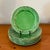 Bordallo Pinheiro 'Rabbit Green' Dinner Plates | Portugal Majolica Art Pottery For Sale In Saint Louis - Image 6 of 8