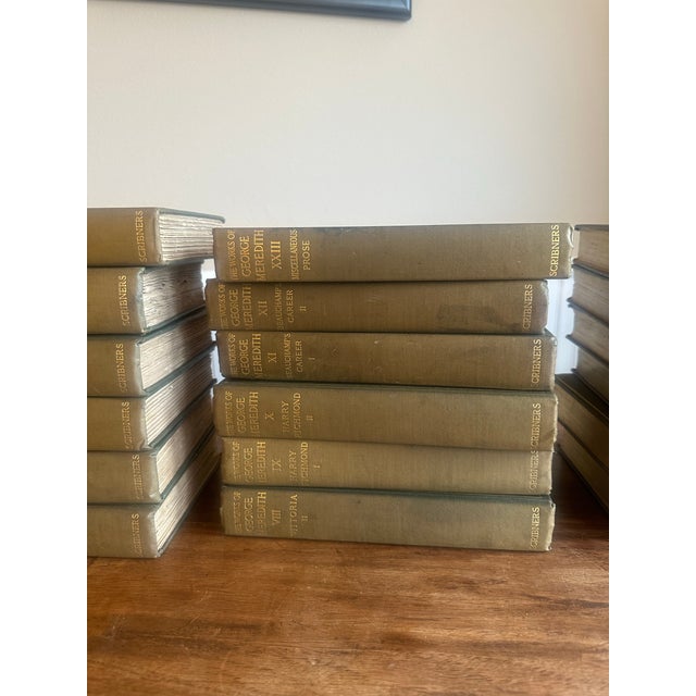 Early 20th Century Set 24 George Meredith Memorial Edition Books For Sale In Seattle - Image 6 of 10