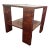 1920s Hungarian Bauhaus Walnut Veneer Occasional Table For Sale