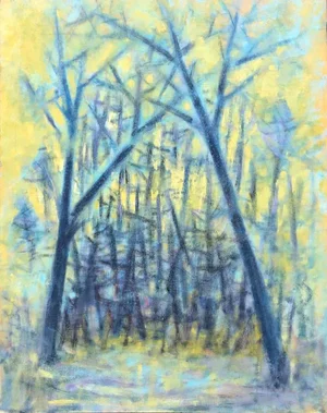1960s Vintage Landscape Oil Painting