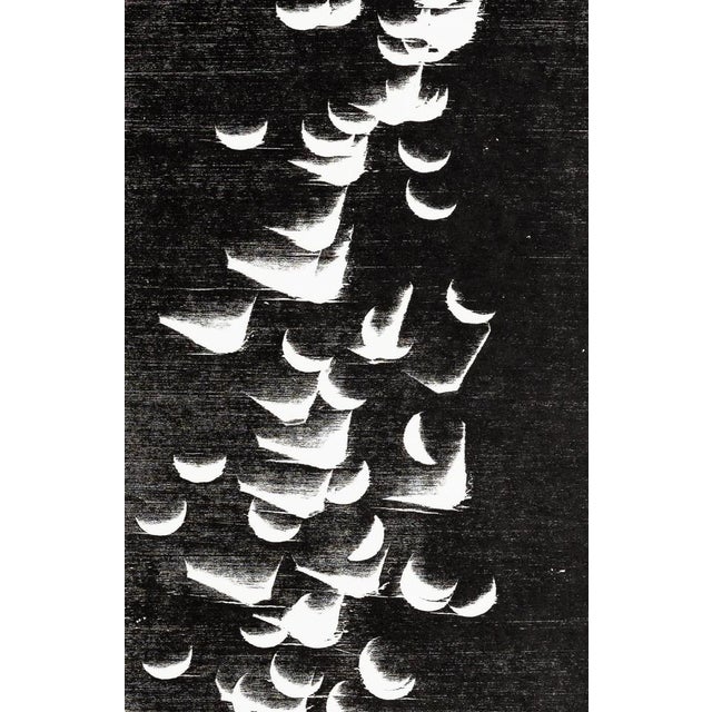 Hans hartung (1904-1989) the flight, 1974 original lithograph poster on poster paper 50 x 70 cm published by galerie...