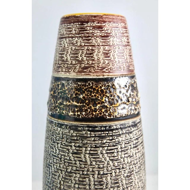 1960s Ceramic Vase from W Germany, 1965 For Sale - Image 5 of 9