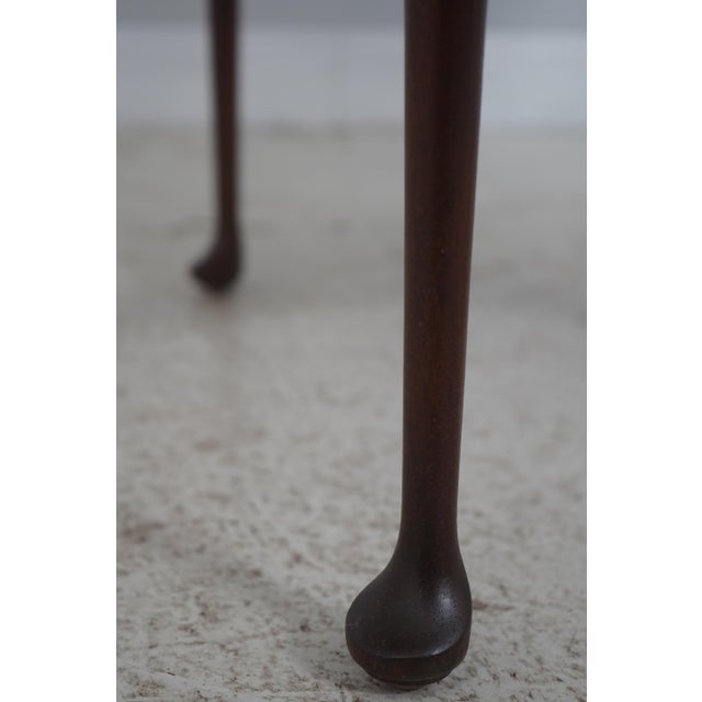 Madison Square Mahogany Drop Leaf Occasional Table For Sale - Image 9 of 18
