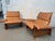 Saporiti Italia 1970s Leather Lounge Chairs Designed by Giovanni Offredi for Saporiti Italia For Sale - Image 4 of 18