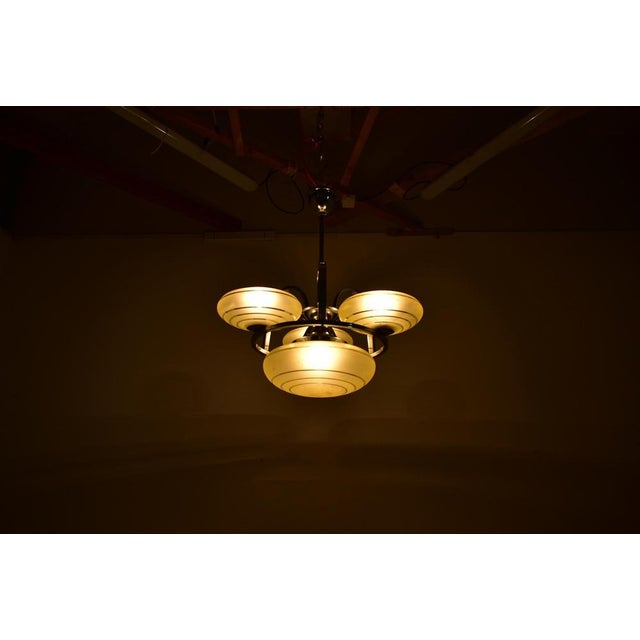 Art Deco Chandelier, 1930s For Sale - Image 17 of 18