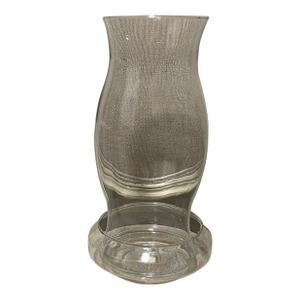 Mid 20th Century Colonial Williamsburg Style Glass Hurricane Candle Shade Globe 11.5” With Glass
