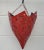 Metal Moroccan Red Metal Hand Pierced Pendant Lantern For Sale - Image 7 of 7
