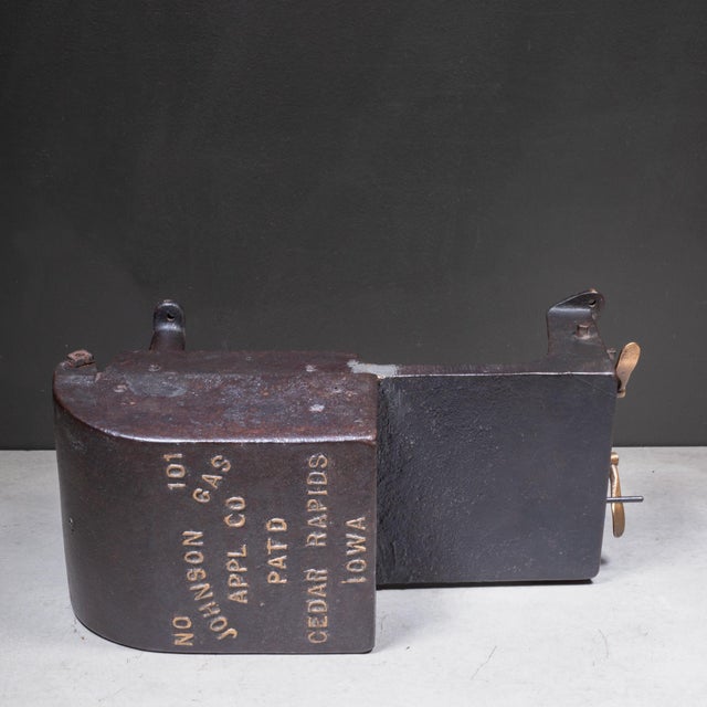 Antique Johnson No.101 Soldering Furnance and Copper Iron c.1918 For Sale - Image 13 of 13