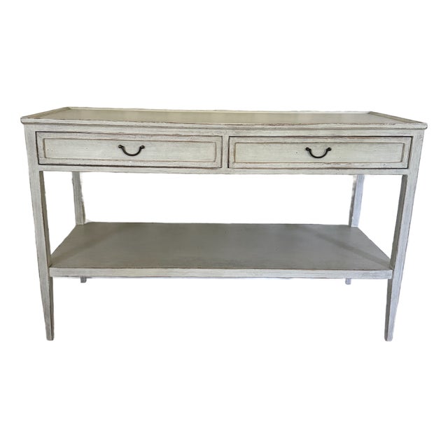 Chelsea Editions Two-Drawer Console Table For Sale