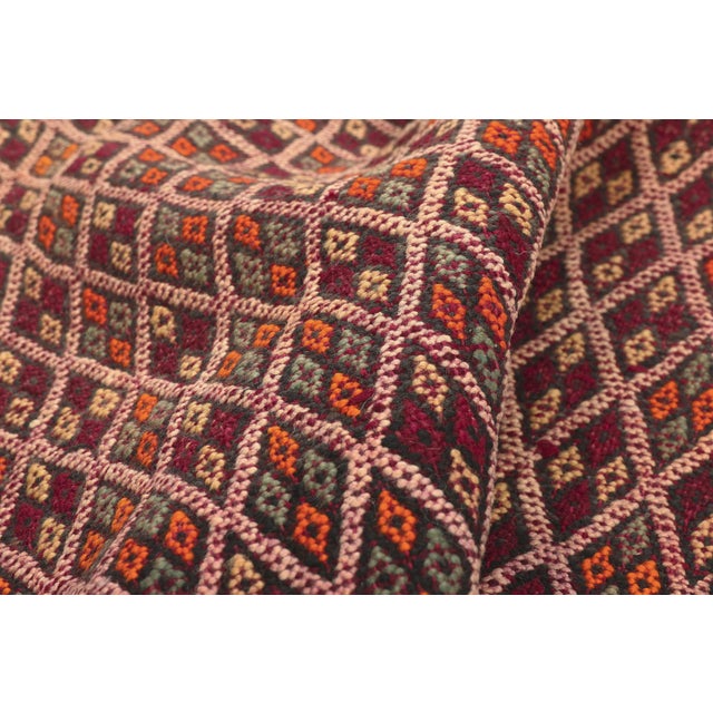 Vintage Taznakht Moroccan Kilim Rug, 02'04 X 50'08 For Sale In Dallas - Image 6 of 10