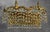 Traditional Large Antique Brass Wall Lamp with Swarovski Crystals, 1940s For Sale - Image 3 of 5