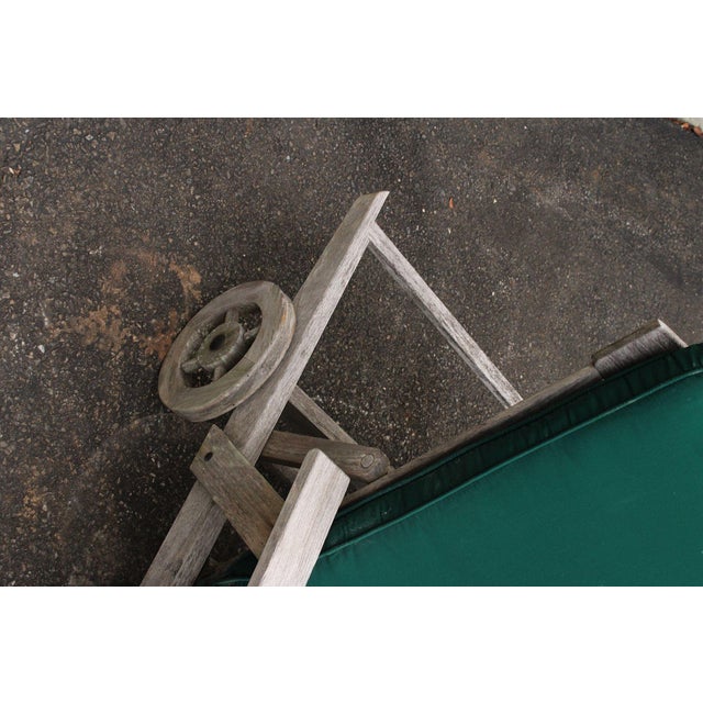 Gloster Pair of Teak Outdoor Patio Chaise Lounge Chairs For Sale - Image 12 of 18