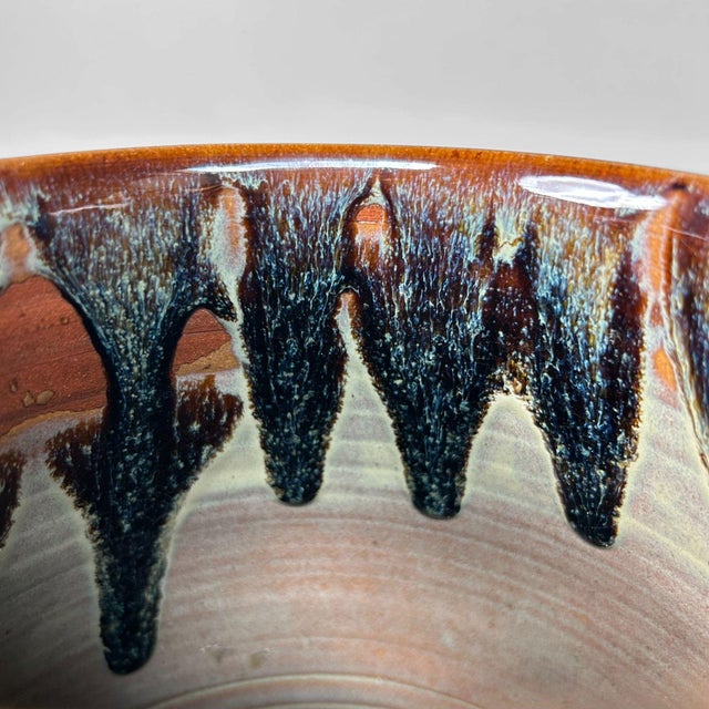 Black Japanese Ikebana Flower Vase Koishiwara-Yaki, 1970s For Sale - Image 8 of 14