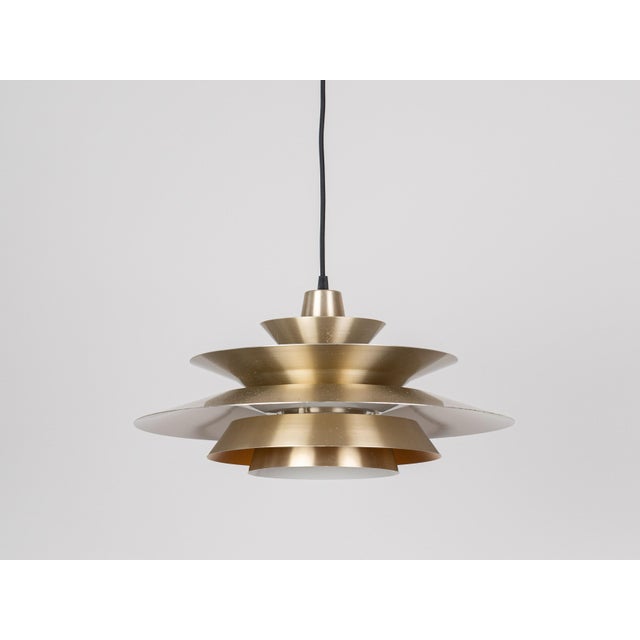 Vintage Swedish Pendant Lamp by Carl Thore for Granhaga Metallindustri, 1960s For Sale - Image 15 of 15