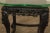 Antique Asian Ornate Carved Tabouret Side Table with Glass Top For Sale - Image 10 of 13