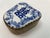 Vintage Chinese Porcelain Shard Box Oriental Decorative Nickel Silver For Sale - Image 10 of 11