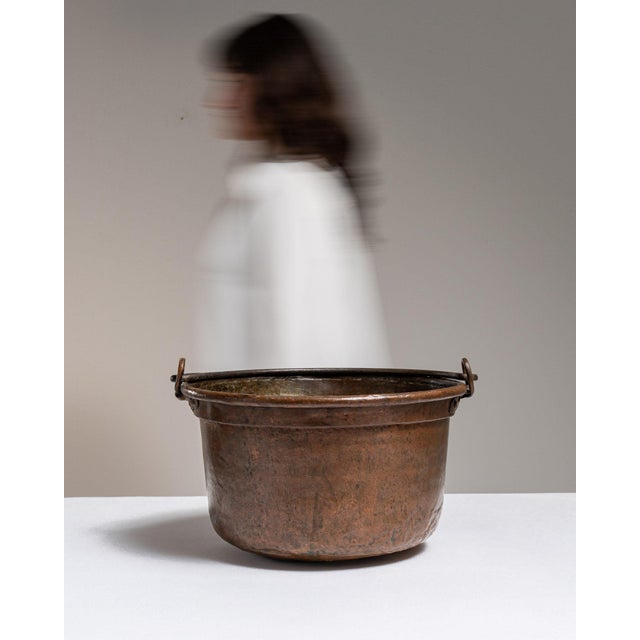 19th Century Belgium Chocolate Copper Serving Piece For Sale - Image 11 of 15