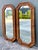 Wood Vintage Octagon Faux Bamboo Mirrors - A Pair For Sale - Image 7 of 12