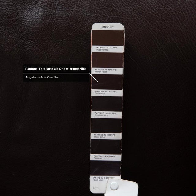 Model 6300 Armchair in Brown Leather from Rolf Benz For Sale - Image 9 of 15