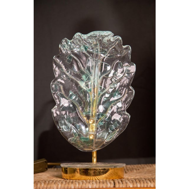 Murano Blue Glass Table Lamp, 1970 For Sale - Image 12 of 12
