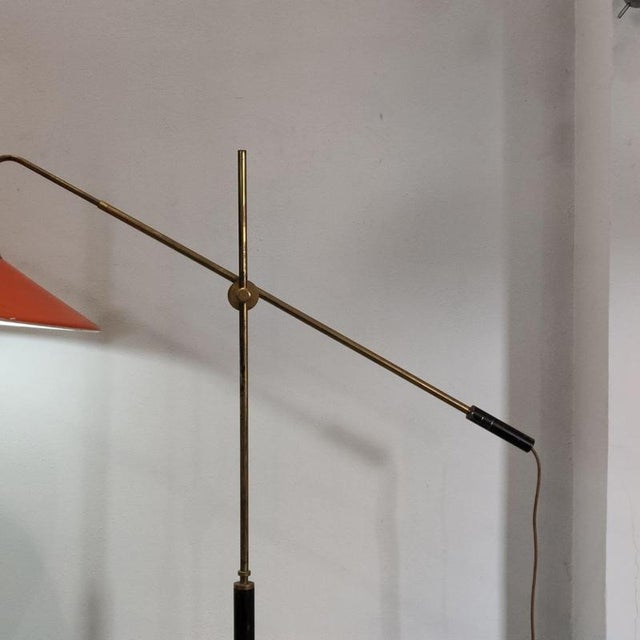 Metal Italian Floor Lamp in the style of Arredoluce, 1950s For Sale - Image 7 of 8