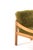 Brown Pine Armchair with Green Upholstery, 1970s For Sale - Image 8 of 16