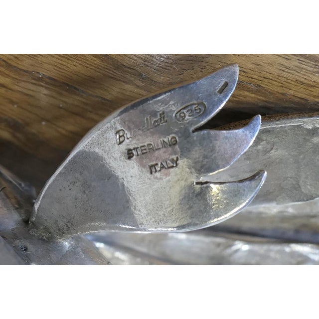 1960s Silver Lion Fish Model by Mario Bucellati, 1960s For Sale - Image 5 of 9