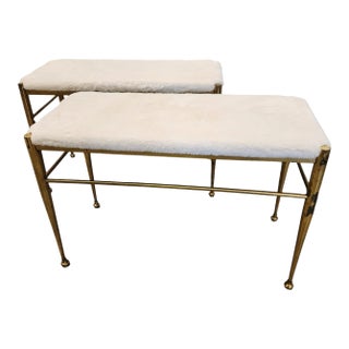 Pair of Vintage Italian Stools For Sale