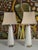 Mid-Century Modern White Crystal Glass Table Lamps by Carl Fagerlund for Orrefors, 1960s, Set of 2 For Sale - Image 3 of 13