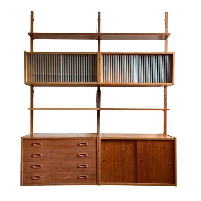PS System Wall Unit in Teak, 1960s For Sale - Image 10 of 10