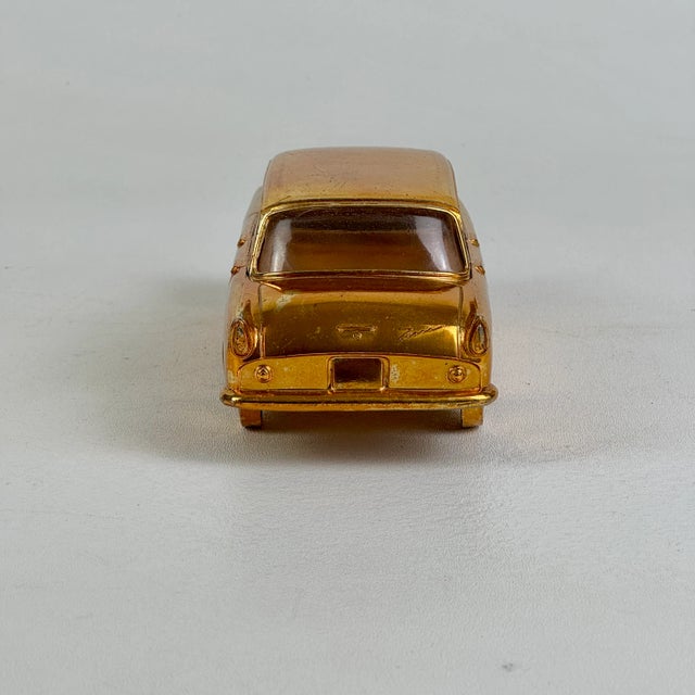 Gold 1960s Vintage Toyopet 'Tiara' Model Gold Plated Metal Car Memorabilia For Sale - Image 8 of 11