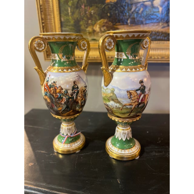 Traditional 19th Century French Empire Urns- Set of 2 For Sale - Image 3 of 7
