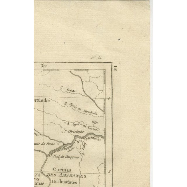 Peru and Upper Amazon Enlightenment Map by Rigobert Bonne, 1780s For Sale - Image 5 of 12