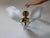 1970s Hollywood Regency Franco Luce Murano Calla Lily Glass & Brass Chandelier, Italy For Sale In Miami - Image 6 of 12