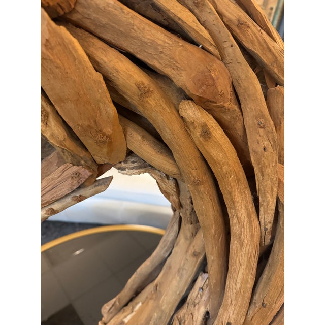 Contemporary Large 42” Driftwood Horse Head Tabletop Sculpture For Sale - Image 3 of 11